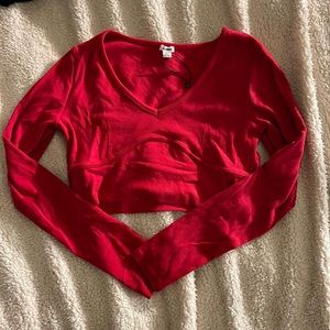 Knit Crop top Red size L